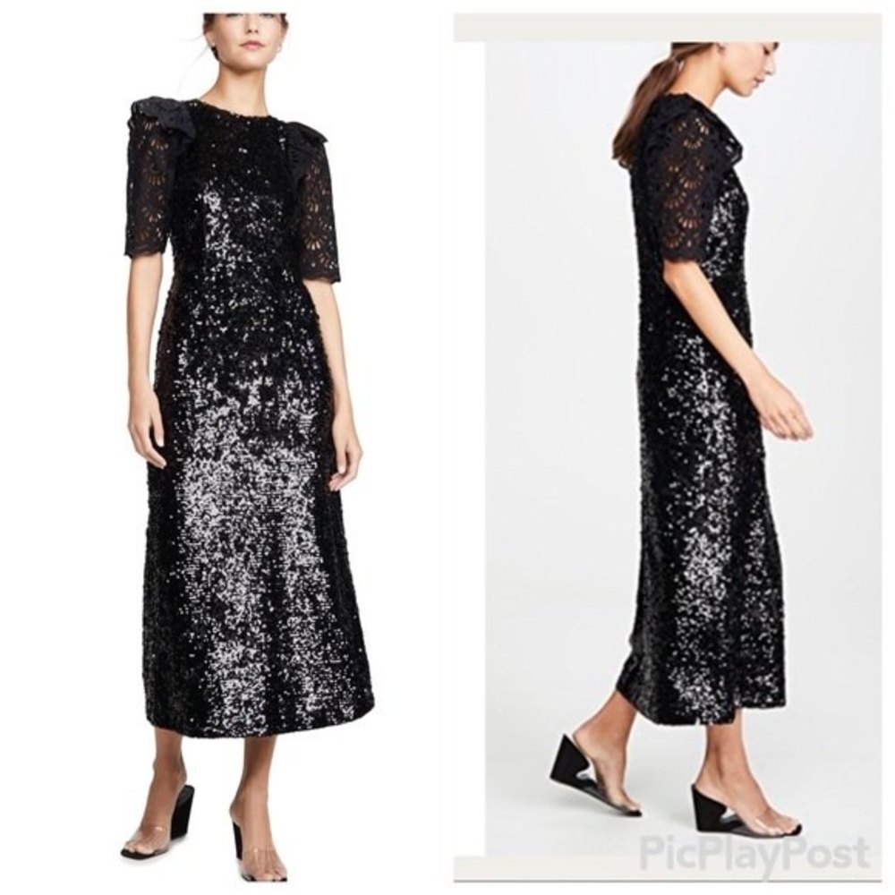 NWT Sea Sequined Midi Dress